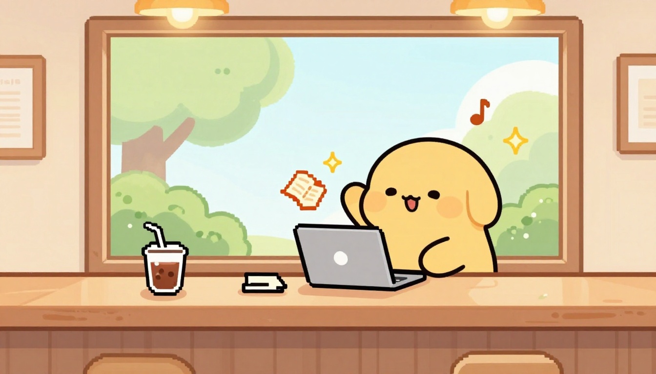 카공 바이브 '감성 공시생'