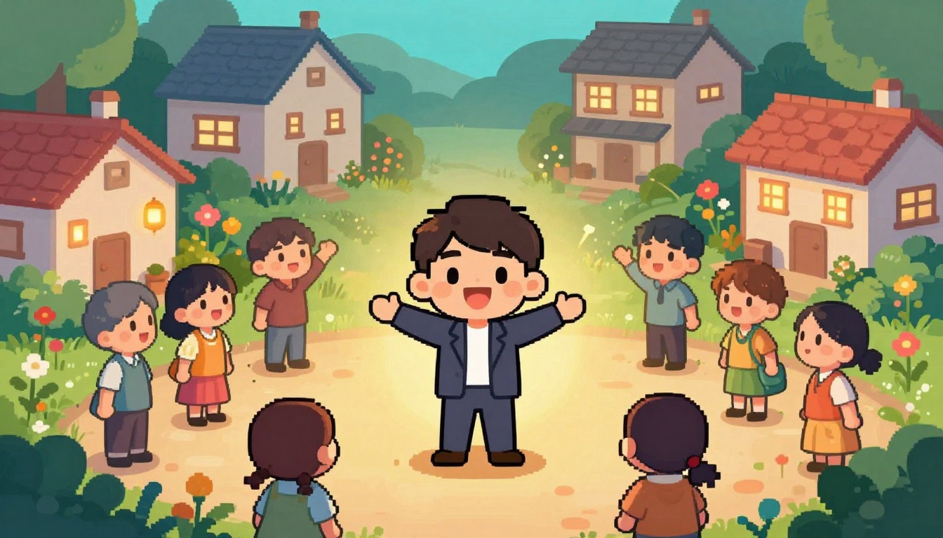 Coeur du Village 'Celui qui tire tout le monde vers le haut'