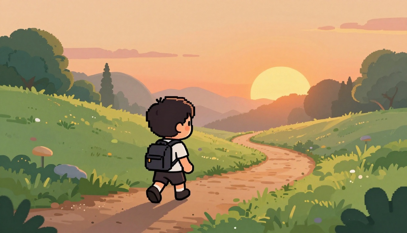 Angst, aber trotzdem los 'Der mutige erste Schritt'