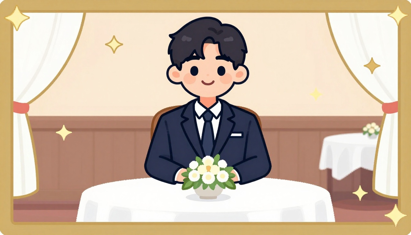 格式ある席でより輝く、正統派の第一印象