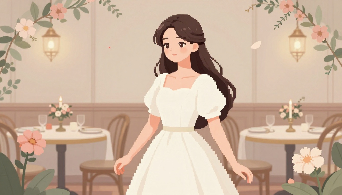 雰囲気ある場所で絵になる人