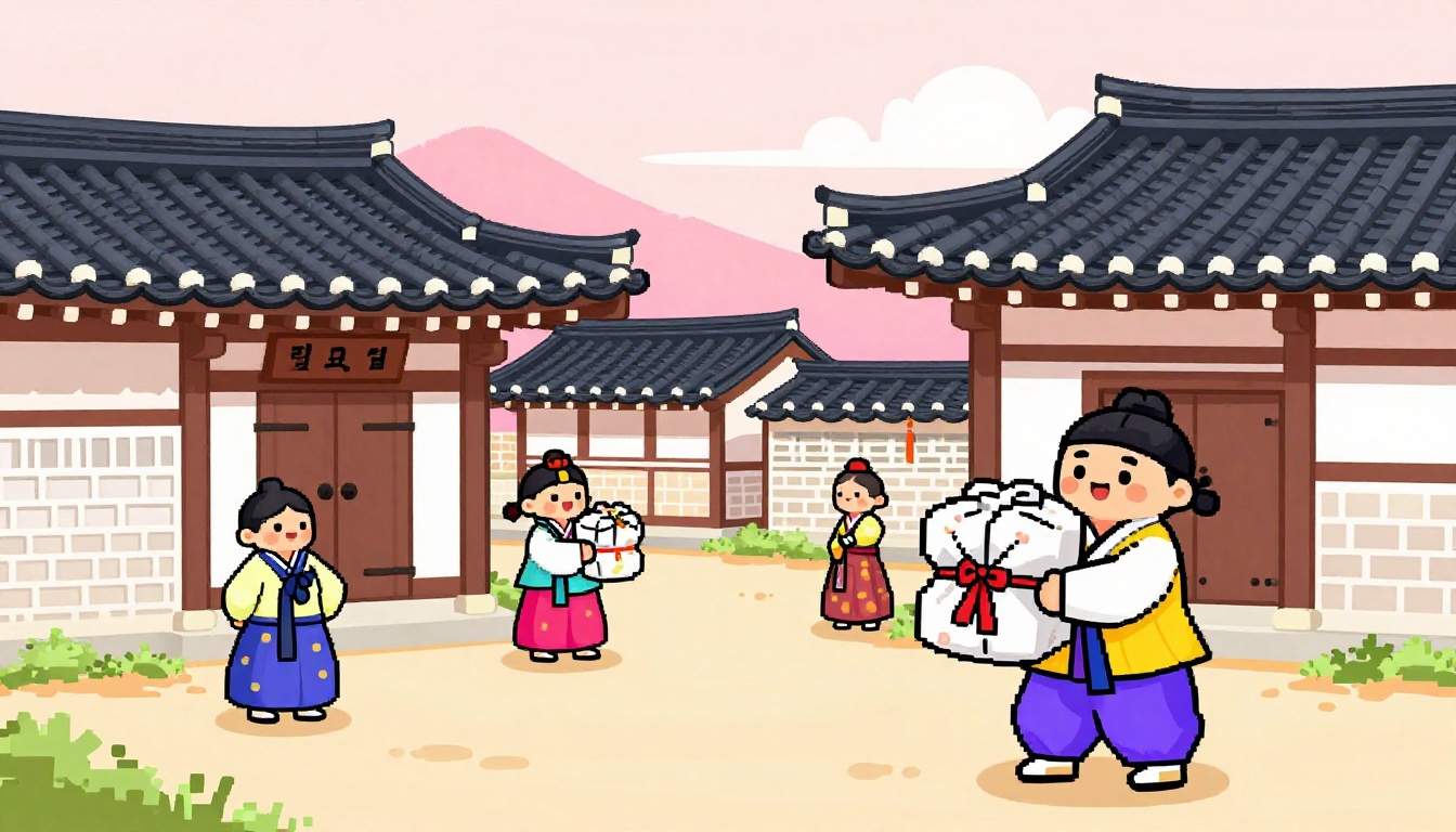 朝鮮のコスメ売り「行商人（メブングヨ）」