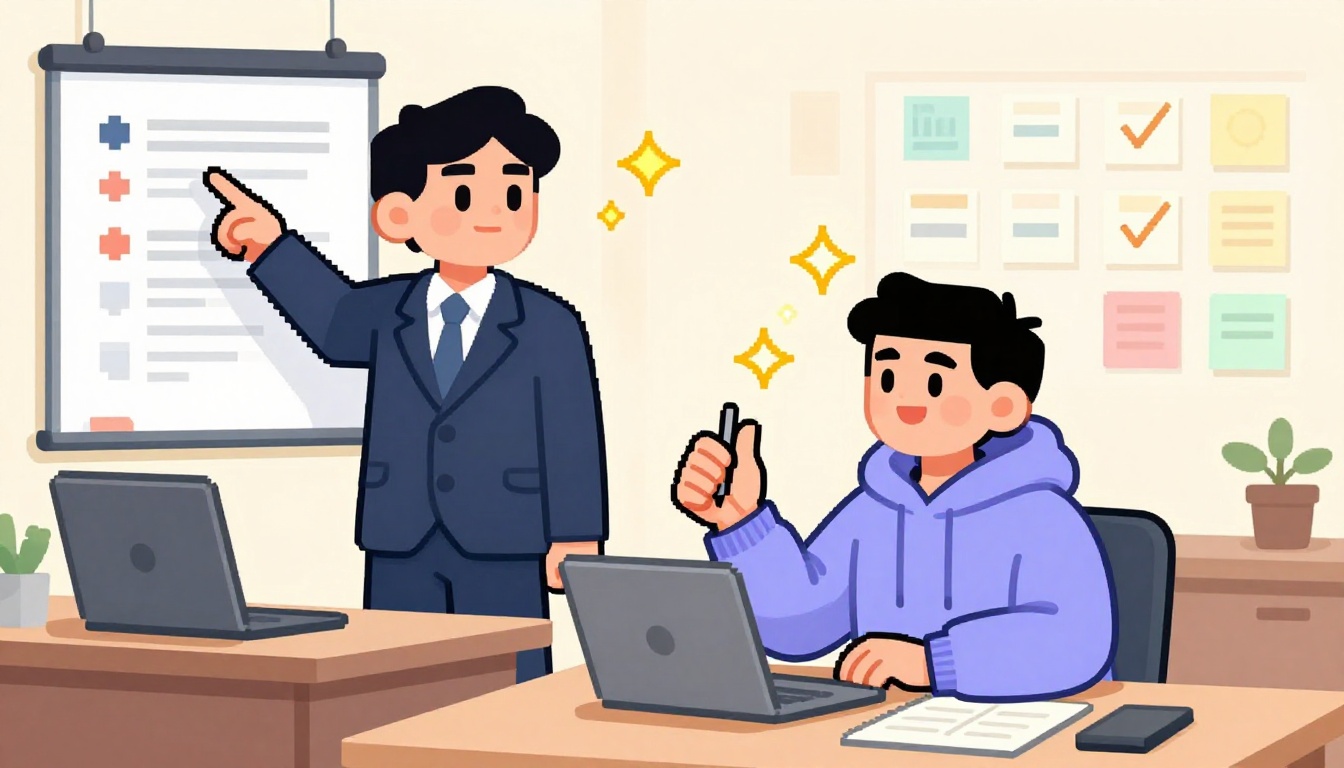 ENTJ 팀장 × INTP 팀원