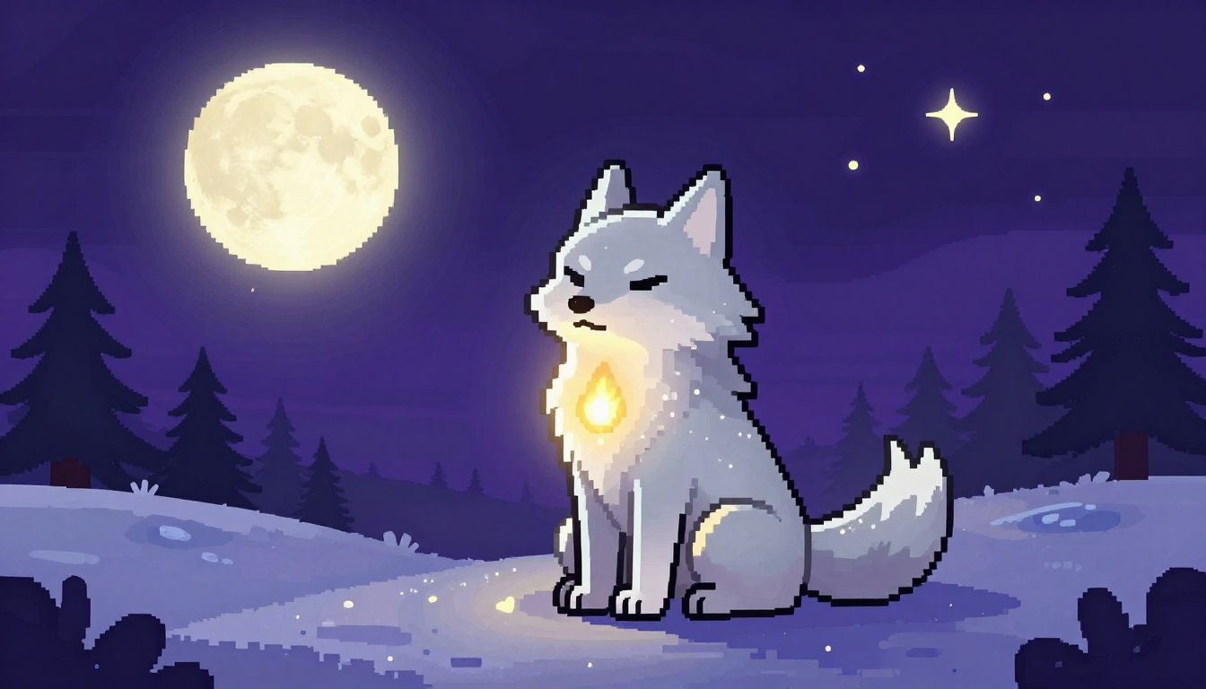 Froid·e en surface, en feu à l'intérieur : 'Loup Clair de Lune'