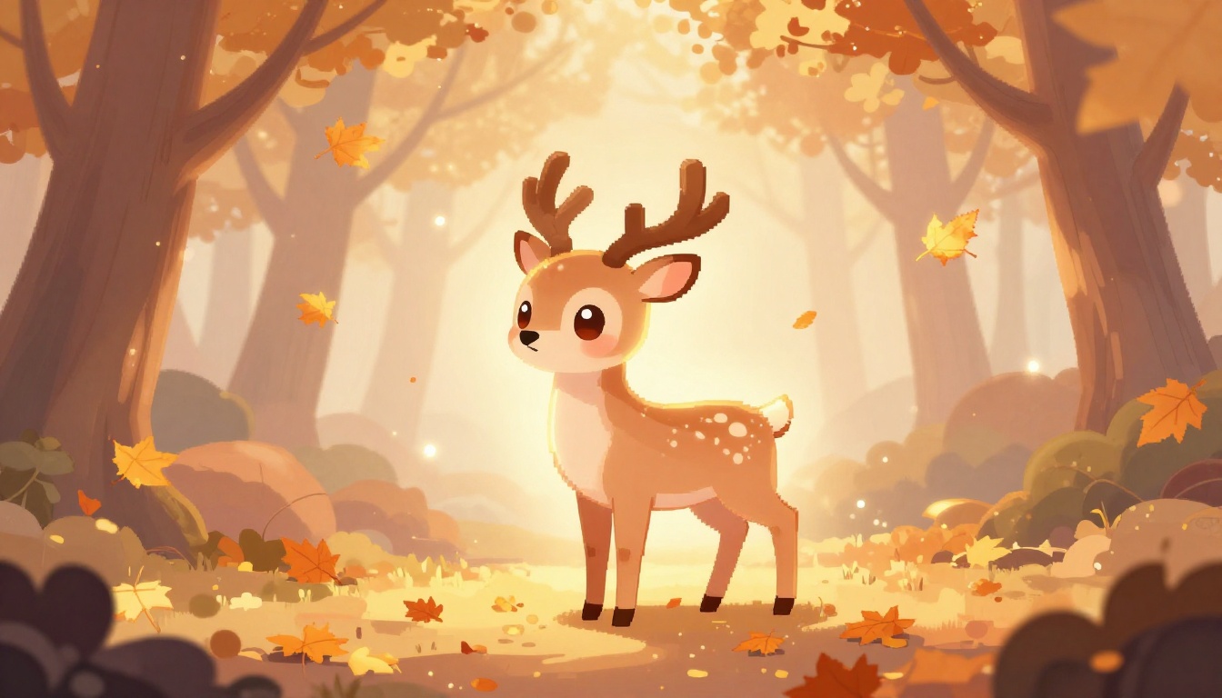 純粋な感性の妖精「森の鹿」