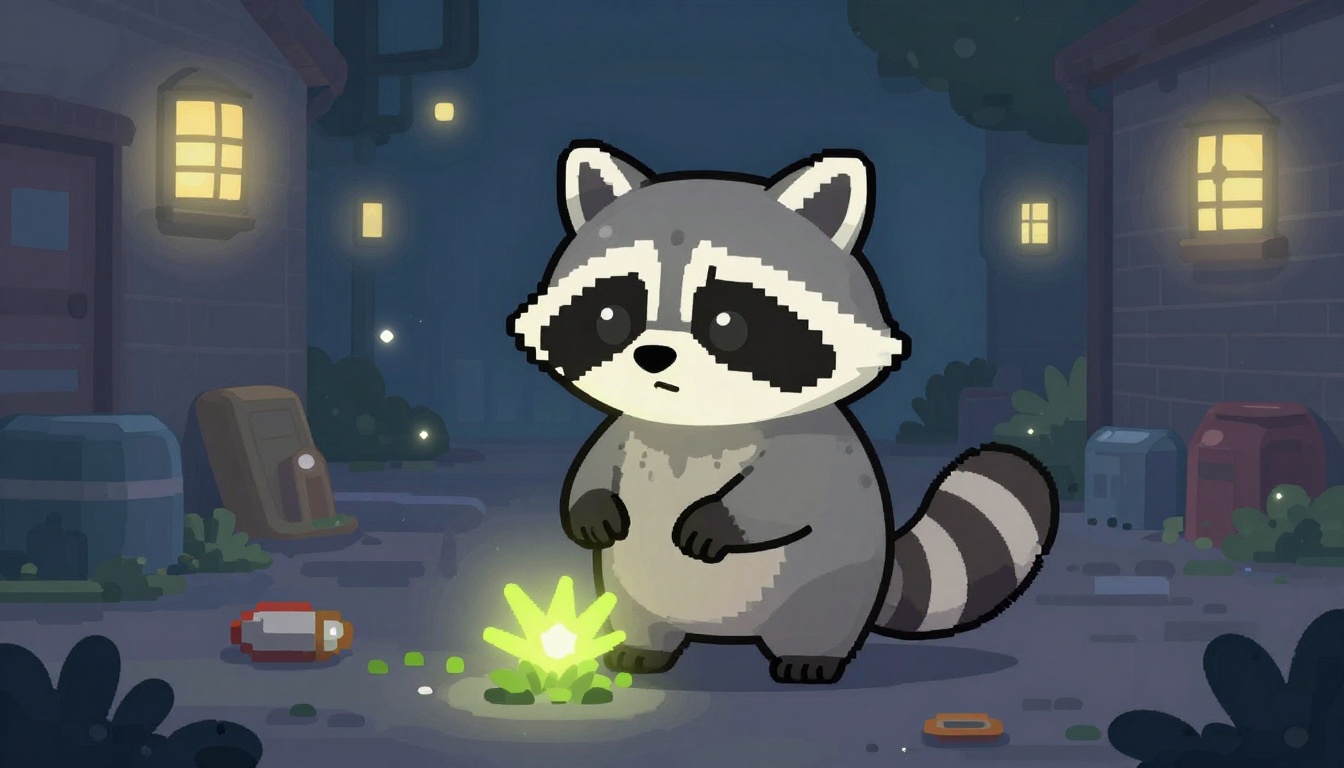 Surviving No Matter the Environment: 'Night Raccoon'